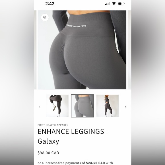 First Health Enhancement Leggings They Enhance your butt. 😉 🌸 - Picture 6 of 7